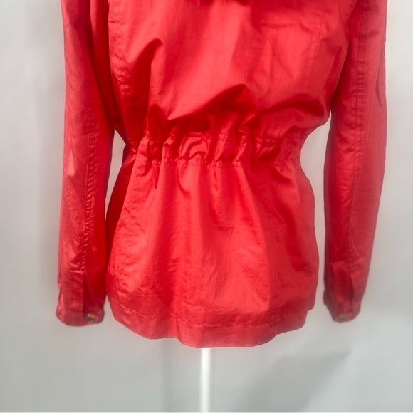 Jones of New York Iridescent Orange Hooded Hip Length Size PP Jacket - Picture 7 of 15